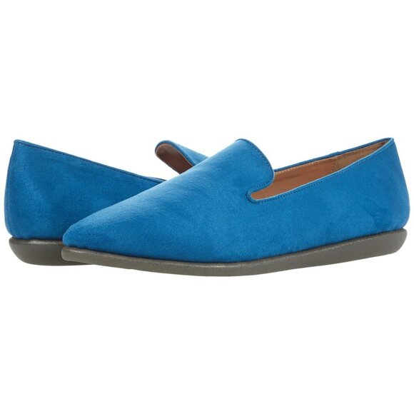 Aerosoles Women's Vienitu Blue Fabric Shoes Flat Flats Size 12 - Picture 1 of 8